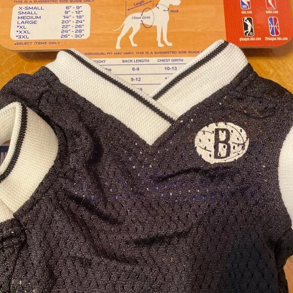NBA PET Jersey Brooklyn NETS Basketball Dog Jersey, X-Small - Picture 3 of 5